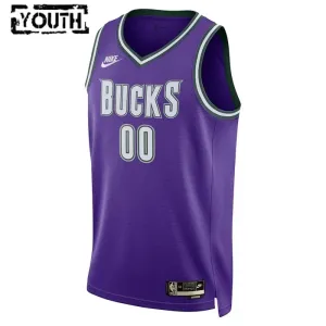 Maglia Milwaukee Bucks Personalizzata Classic Edition 2022-23 Swingman Viola - Bambino