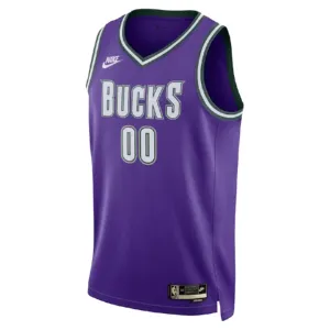 Maglia Milwaukee Bucks Personalizzata Classic Edition 2022-23 Swingman Viola - Uomo