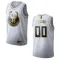 Maglia Milwaukee Bucks Personalizzata Golden Edition Swingman Bianco - Uomo