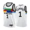 Maglia Minnesota Timberwolves Anthony Edwards 1 City Edition 2022-23 Swingman Bianco - Uomo