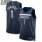 Maglia Minnesota Timberwolves Anthony Edwards 1 Icon Edition Swingman Navy - Bambino