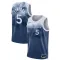 Maglia Minnesota Timberwolves Anthony Edwards 5 City Edition 2023-24 Swingman Blu - Uomo