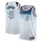 Maglia Minnesota Timberwolves Anthony Edwards City Edition 2024-25 Swingman Bianco - Uomo
