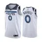 Maglia Minnesota Timberwolves D Angelo Russell 0 Association Edition Swingman Bianco - Uomo