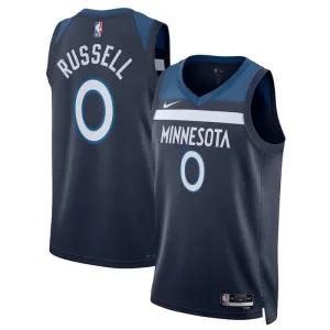 Maglia Minnesota Timberwolves D Angelo Russell Icon Edition Swingman Navy - Uomo
