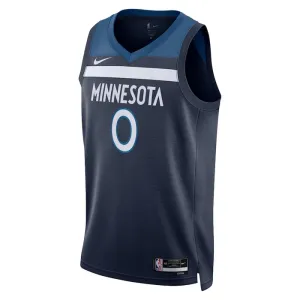 Maglia Minnesota Timberwolves D Angelo Russell Icon Edition Swingman Navy - Uomo
