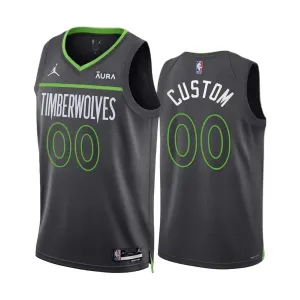 Maglia Minnesota Timberwolves Jordan Personalizzata Statement Edition Swingman - Uomo Maglia Minnesota Timberwolves Jordan Personalizzata Statement Edition Swingman - Uomo