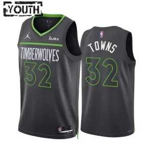 Maglia Minnesota Timberwolves Karl Anthony Towns 32 Jordan Statement Edition Swingman - Bambino Maglia Minnesota Timberwolves Karl Anthony Towns 32 Jordan Statement Edition Swingman - Bambino