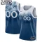 Maglia Minnesota Timberwolves Personalizzata City Edition 2023-24 Swingman Blu - Bambino