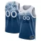 Maglia Minnesota Timberwolves Personalizzata City Edition 2023-24 Swingman Blu - Uomo