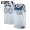 Maglia Minnesota Timberwolves Personalizzata City Edition 2024-25 Swingman Bianco - Bambino