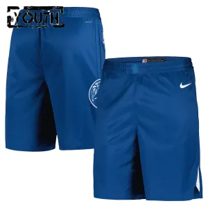 Pantaloncini Minnesota Timberwolves City Edition 2023-24 Swingman Blu - Bambino