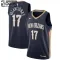 Maglia New Orleans Pelicans jonas valanciunas 17 Icon Edition Swingman Navy - Bambino