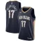 Maglia New Orleans Pelicans jonas valanciunas 17 Icon Edition Swingman Navy - Uomo