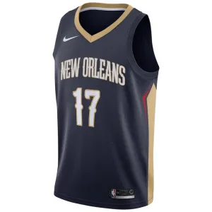 Maglia New Orleans Pelicans jonas valanciunas 17 Icon Edition Swingman Navy - Uomo