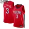 Maglia New Orleans Pelicans Jordan CJ Mccollum 3 Statement Edition Swingman Rosso - Bambino
