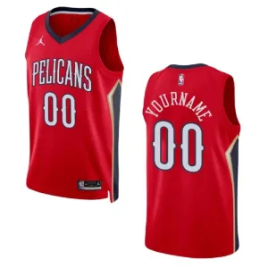 Maglia New Orleans Pelicans Jordan Personalizzata Statement Edition Swingman Navy - Uomo Maglia New Orleans Pelicans Jordan Personalizzata Statement Edition Swingman Navy - Uomo