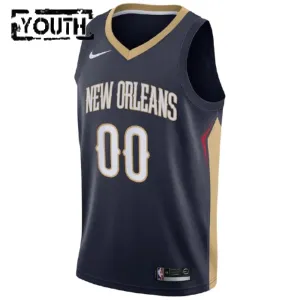 Maglia New Orleans Pelicans Personalizzata Icon Edition Swingman Navy - Bambino