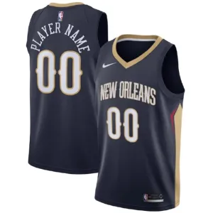 Maglia New Orleans Pelicans Personalizzata Icon Edition Swingman Navy - Uomo