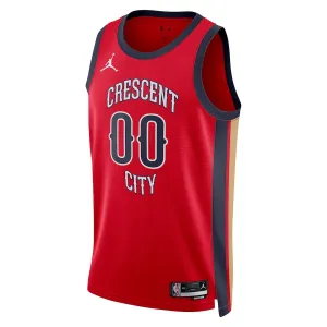 Maglia New Orleans Pelicans Personalizzata Statement Edition 2023-24 Swingman Rosso - Uomo