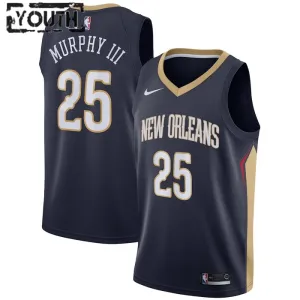 Maglia New Orleans Pelicans Trey Murphy III 25 Icon Edition Swingman Navy - Bambino