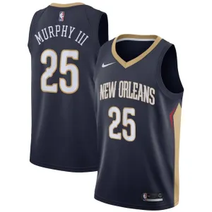 Maglia New Orleans Pelicans Trey Murphy III 25 Icon Edition Swingman Navy - Uomo