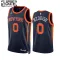 Maglia New York Knicks Cameron Reddish 0 Jordan Statement Edition Swingman Navy - Bambino