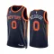 Maglia New York Knicks Cameron Reddish 0 Jordan Statement Edition Swingman Navy - Uomo