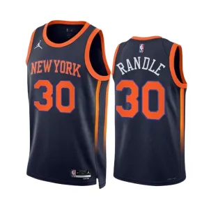 Maglia New York Knicks Julius Randle 30 Jordan Statement Edition Swingman Navy - Uomo Maglia New York Knicks Julius Randle 30 Jordan Statement Edition Swingman Navy - Uomo