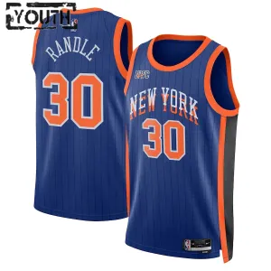 Maglia New York Knicks Julius Randle City Edition 2023-24 Swingman Blu - Bambino