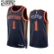 Maglia New York Knicks Obi Toppin 1 Jordan Statement Edition Swingman Navy - Bambino
