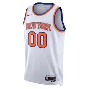 Maglia New York Knicks Personalizzata Association Edition Swingman Bianco - Uomo