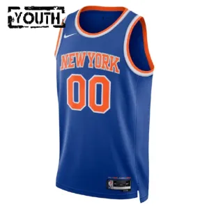 Maglia New York Knicks Personalizzata City Edition 2022-23 Swingman Blu - Bambino