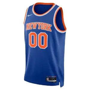 Maglia New York Knicks Personalizzata City Edition 2022-23 Swingman Blu - Uomo