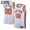 Maglia New York Knicks Personalizzata City Edition 2024-25 Swingman Bianco - Bambino