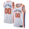 Maglia New York Knicks Personalizzata City Edition 2024-25 Swingman Bianco - Uomo