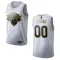 Maglia New York Knicks Personalizzata Golden Edition Swingman Bianco - Uomo