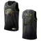 Maglia New York Knicks Personalizzata Golden Edition Swingman Nero - Uomo