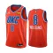 Maglia Oklahoma City Thunder Jalen Williams 8 Jordan Statement Edition 2022-23 Swingman Arancione - Uomo