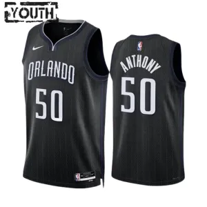 Maglia Orlando Magic Cole Anthony 50 City Edition 2022-23 Swingman Nero - Bambino Maglia Orlando Magic Cole Anthony 50 City Edition 2022-23 Swingman Nero - Bambino
