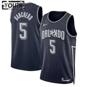 Maglia Orlando Magic Paolo Banchero City Edition 2023-24 Swingman Navy - Bambino