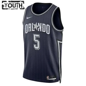 Maglia Orlando Magic Paolo Banchero City Edition 2023-24 Swingman Navy - Bambino
