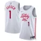 Maglia Philadelphia 76ers James Harden 1 City Edition 2022-23 Swingman Bianco - Uomo