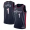 Maglia Philadelphia 76ers James Harden City Edition 2023-24 Swingman Navy - Uomo
