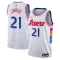 Maglia Philadelphia 76ers Joel Embiid City Edition 2024-25 Swingman Bianco - Uomo