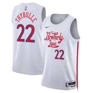Maglia Philadelphia 76ers Matisse Thybulle 22 City Edition 2022-23 Swingman Bianco - Uomo