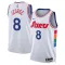Maglia Philadelphia 76ers Paul George City Edition 2024-25 Swingman Bianco - Uomo