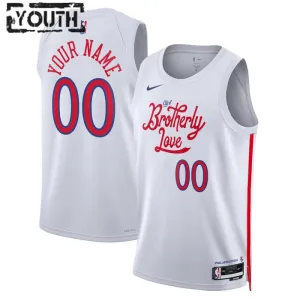 Maglia Philadelphia 76ers Personalizzata City Edition 2022-23 Swingman - Bambino