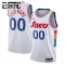Maglia Philadelphia 76ers Personalizzata City Edition 2024-25 Swingman Bianco - Bambino
