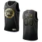 Maglia Philadelphia 76ers Personalizzata Golden Edition Swingman Nero - Uomo